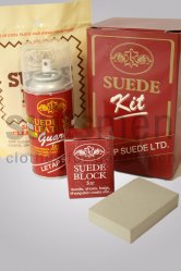Leather suede guard kit