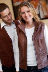 Leather Waistcoat From Woodland Leather
