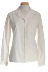 Long sleeve Open Neck Blouse