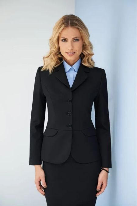 Womens Smart Business Office Blazer Jacket Trousers Suit Ladies Formal  Tailored Long Sleeve 2 Piece Suit Set Black Tag SUK 68   Amazoncouk Fashion